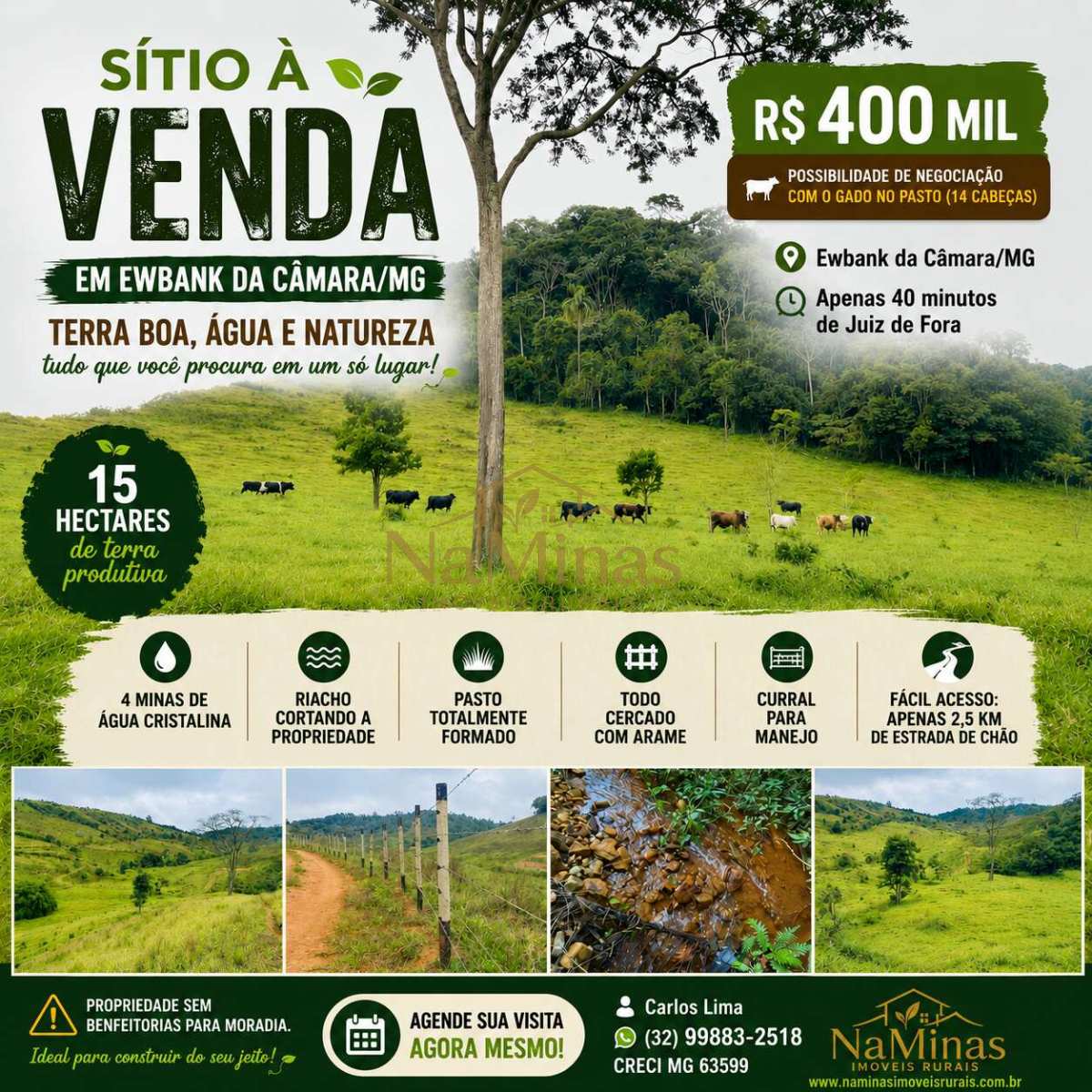 Sítio à venda - ,Ewbank da Câmara